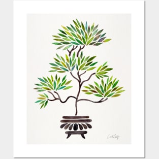 Green Bonsai Posters and Art